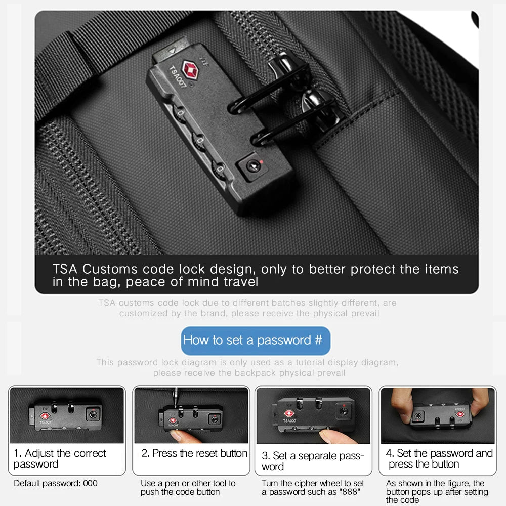 Travel Laptop Backpack Vacuum Compression