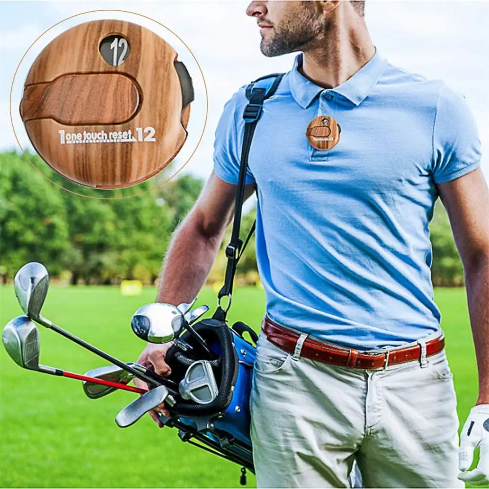 Golf Shot Counter Easy Reset With Clip Golf Scorekeeper Golf Stroke Indicator Score Keeping Device Golf Stroke Counter