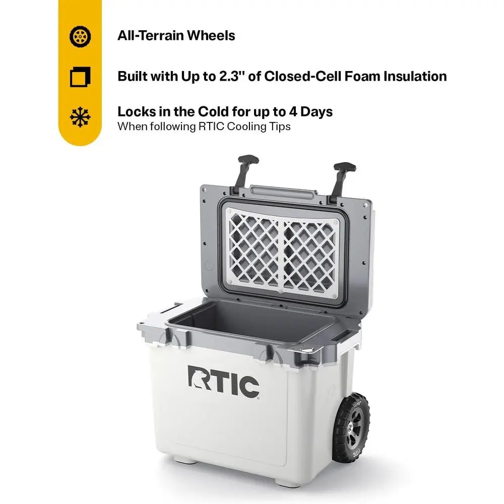 Ultra-Light Portable Cooler with Handle, Insulated Ice Chest for Beach, Camping, Picnic, and Outdoor Adventures