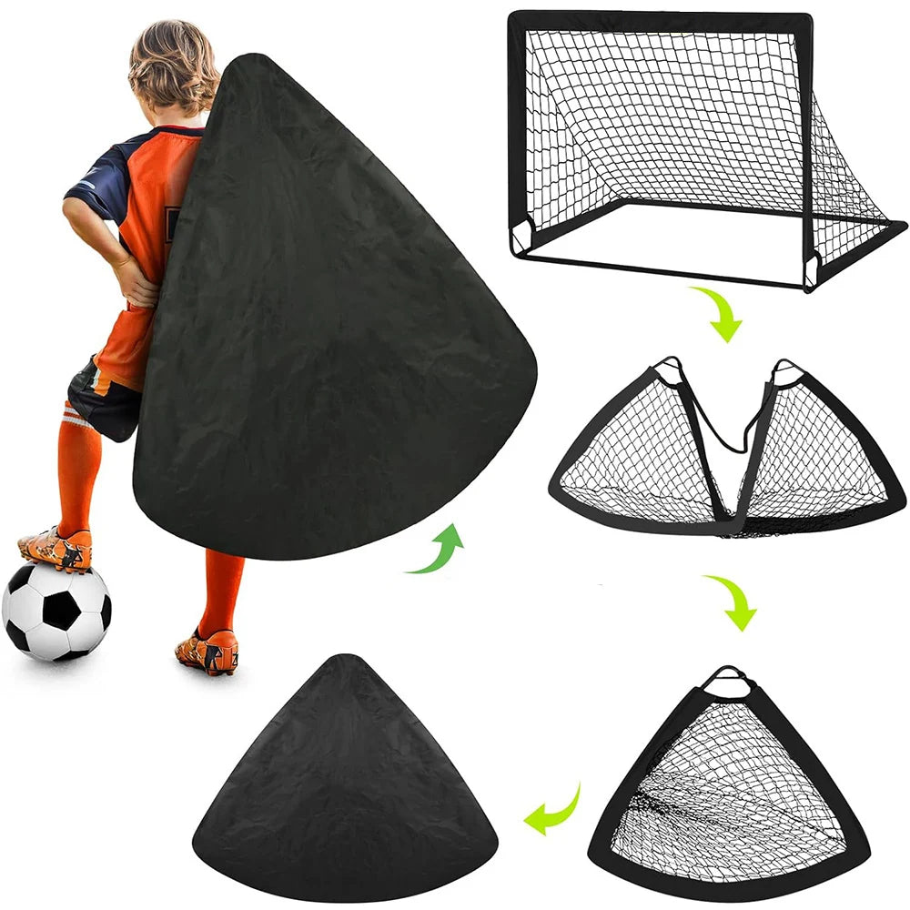 Soccer Goals for Backyard Set 2pcs Portable For Training