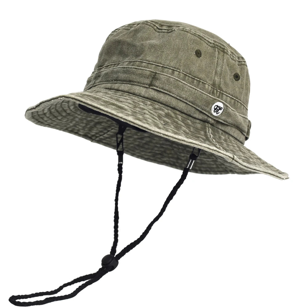 Panama Hat Fishing Hunting Cap Sun Protection Men Women