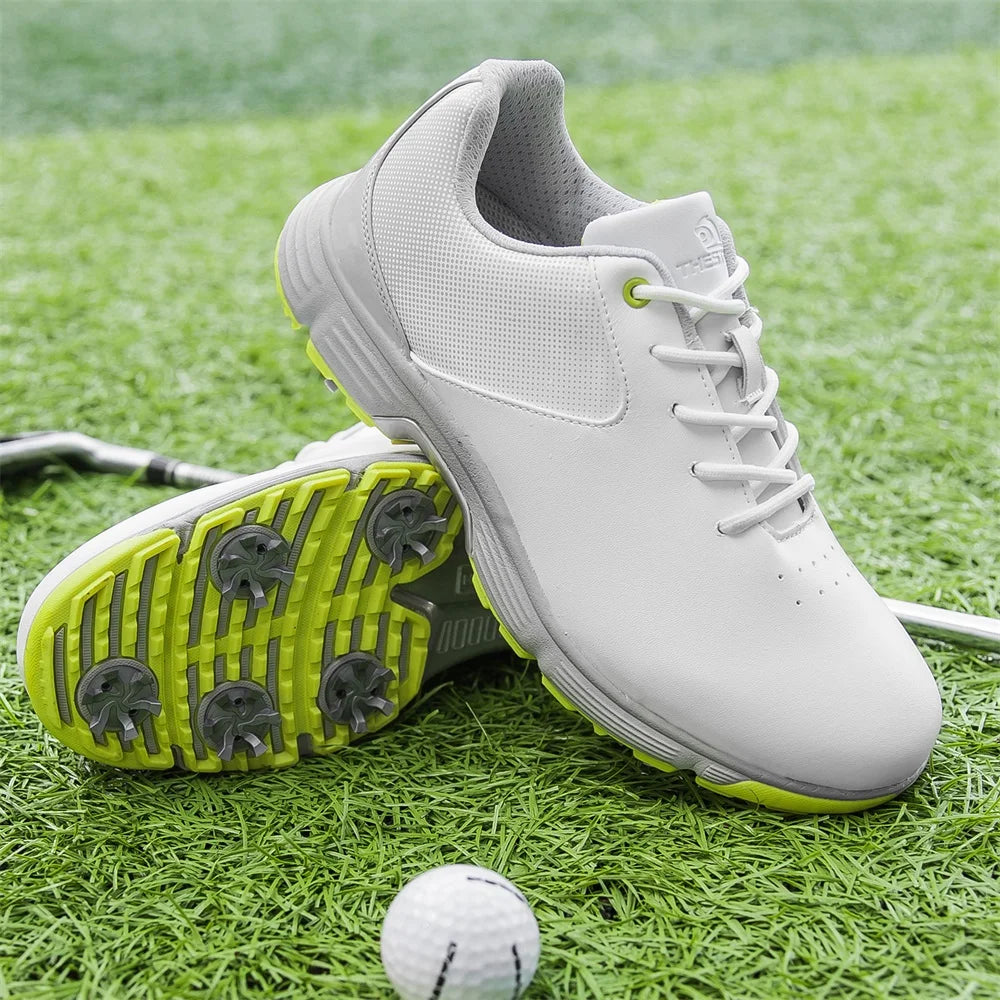 Men Waterproof Golf Sneakers Anti Slip