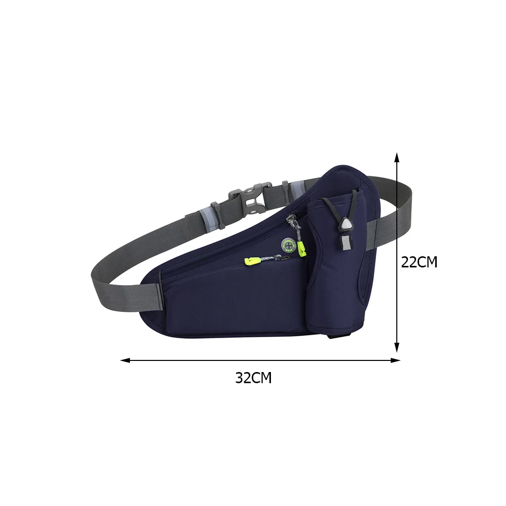 Hydration Belt Pack Reflective Running - Cycling Waist Bag