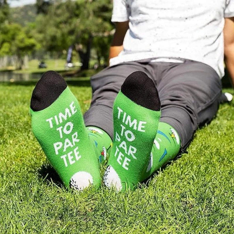 3 styles Golf Socks Rugby Running Hiking Athletic Socks Machine Washable Mid-Calf Socks Sports Footwear for Man Athletes Gifts