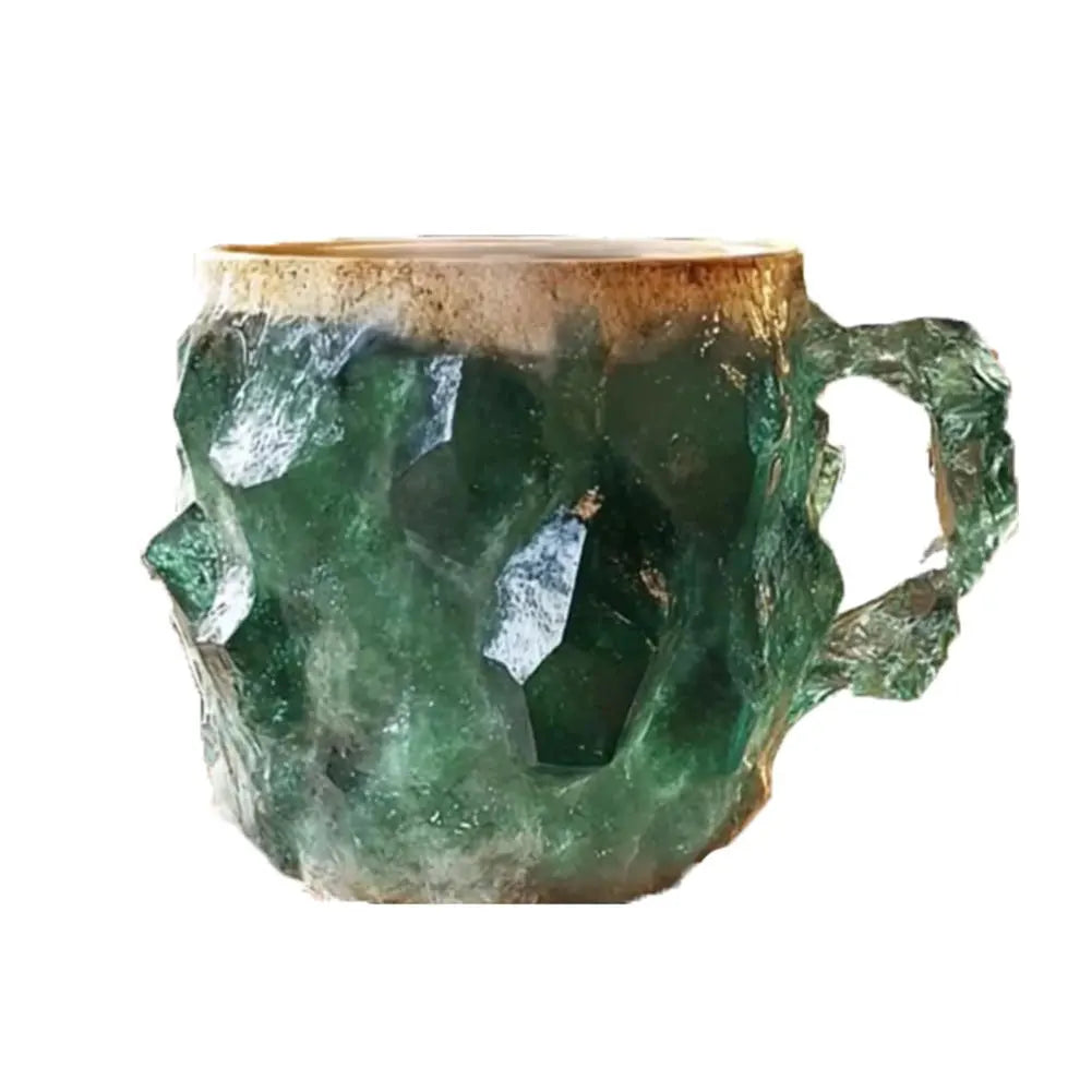 Mineral Colored Crystal Mug - Coffee Cup