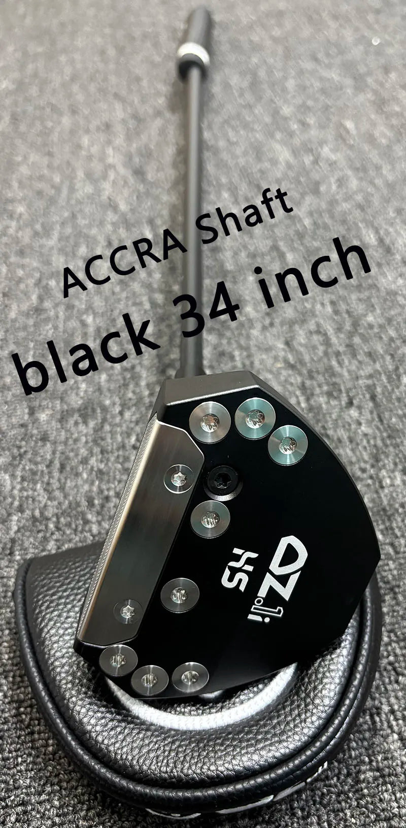 Balanced Zero Torque Putter With Accra Shaft 33 34 35 36 Inch with Head Cover