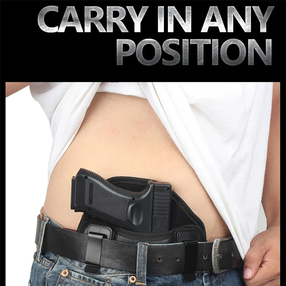 Concealed Carry Gun Holster Leather IWB Pistol Case Fit Glock 19 23 32 26 27 30 33,MP Shield