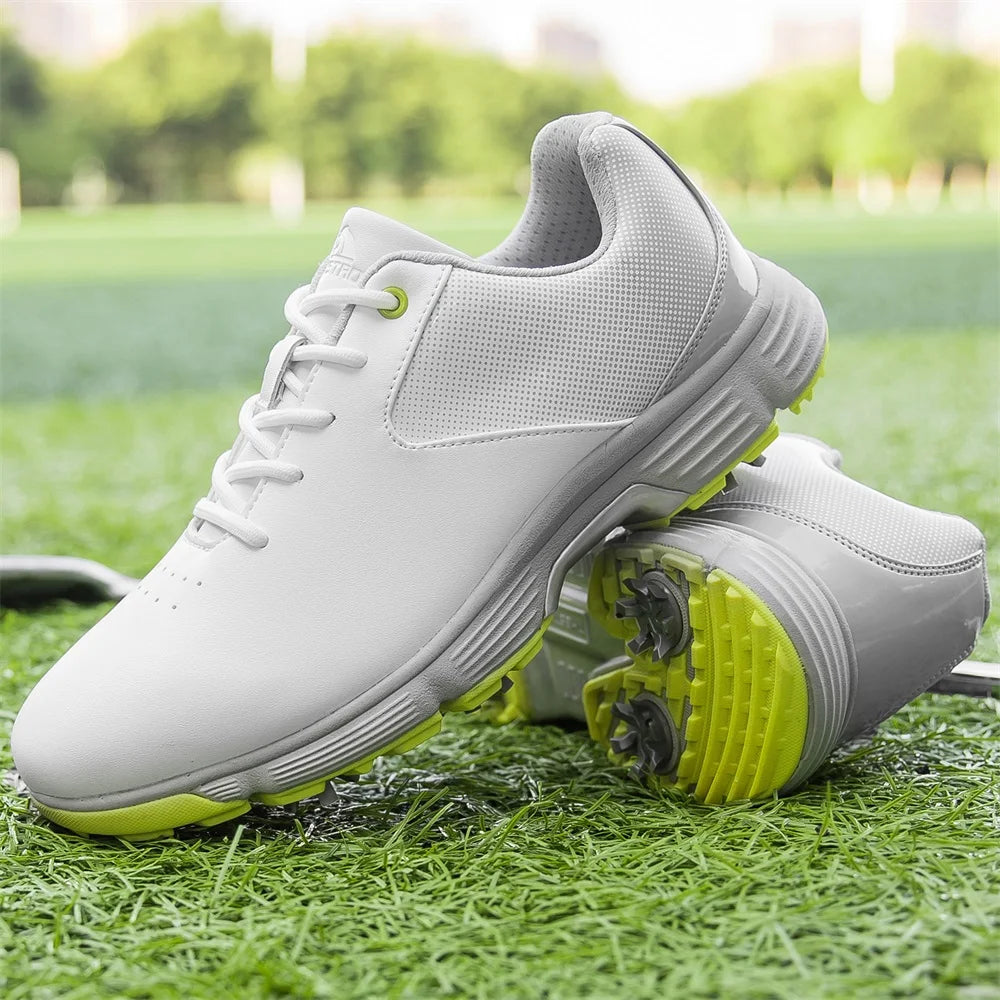 Men Waterproof Golf Sneakers Anti Slip