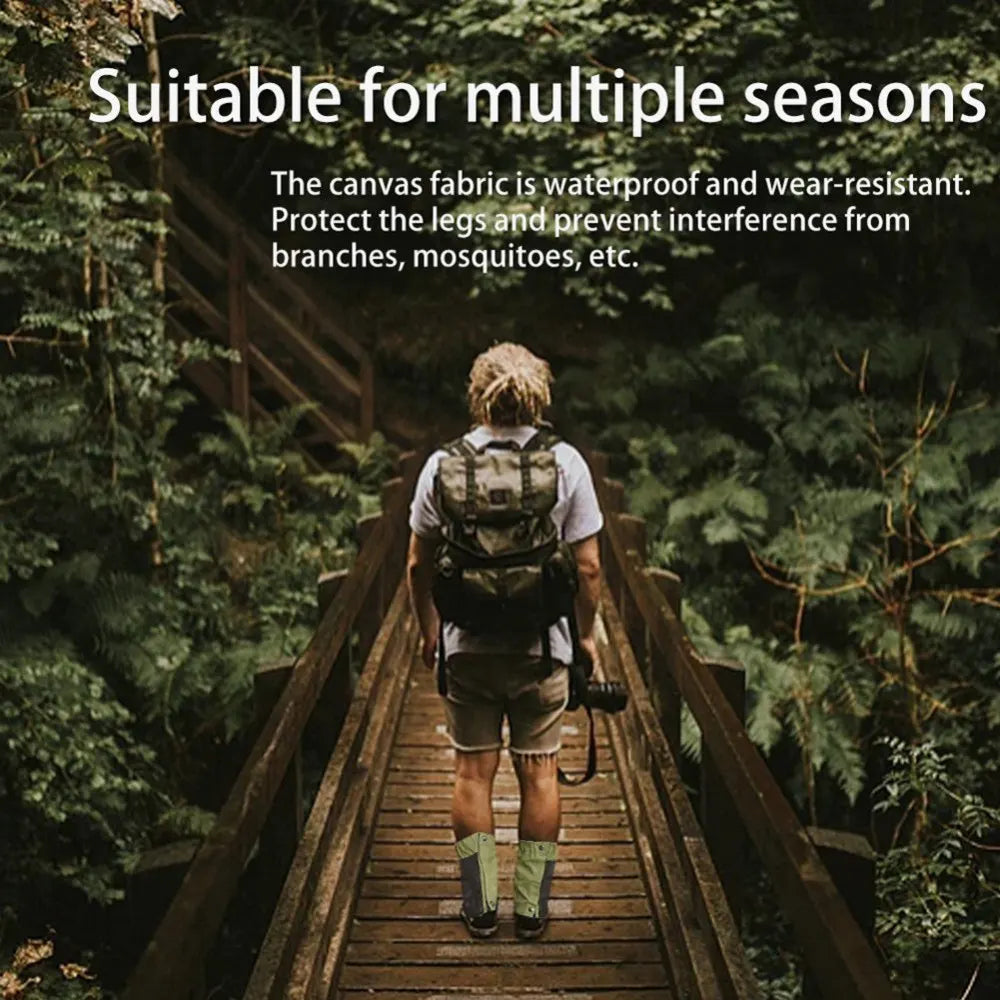 Waterproof Leg Gaiters Hiking Boot Shoe Cover