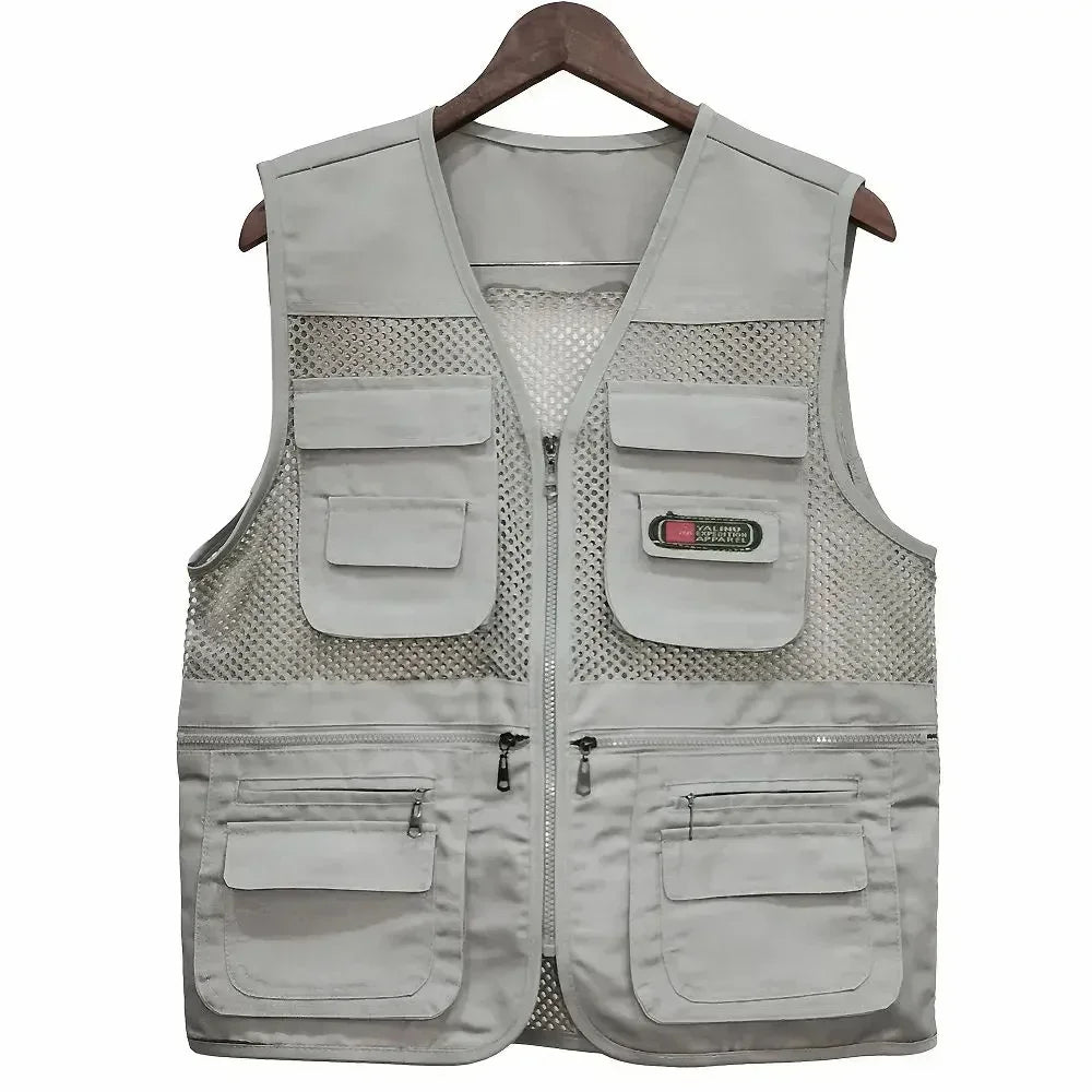 Thin Mesh Vest Multi-pocket - Fishing - hunting - hiking