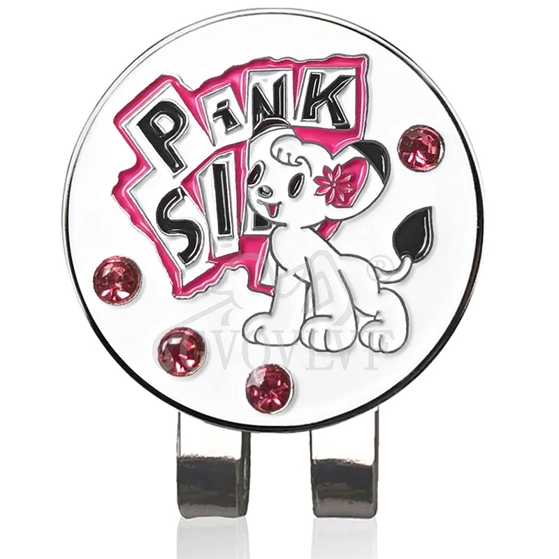 24 Kinds Different Design Golf Marker w Golf Hat Clip Clamp Golf Ball Mark animals wine cup plants shoes flag 1pcs