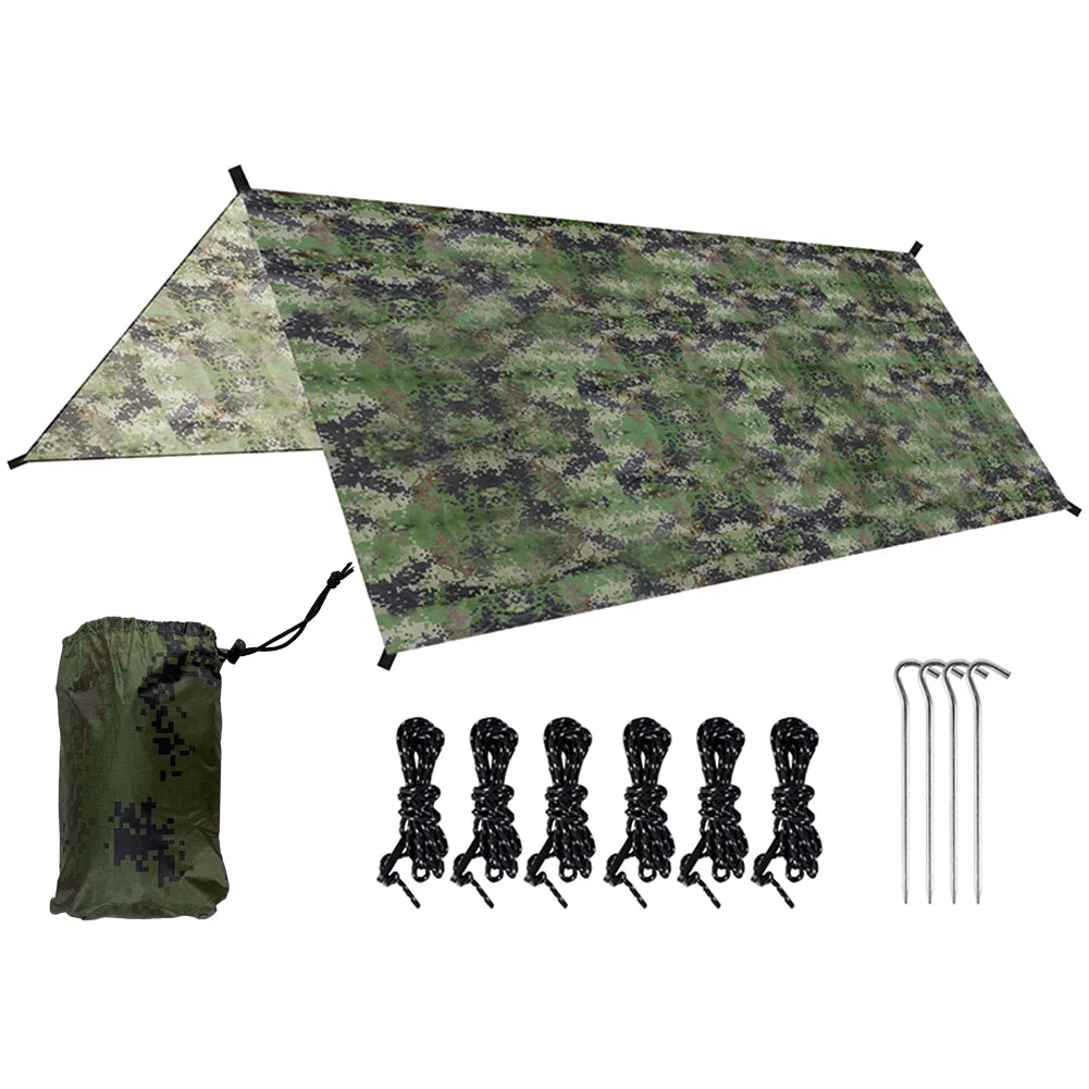 Waterproof Camouflage Camping Canopy