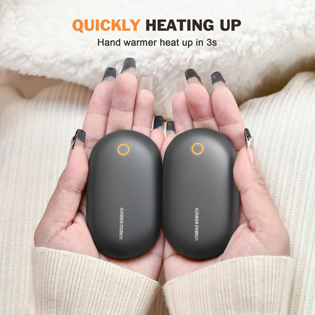 Hand Warmers  2 Pack Rechargeable  ( 8 Hrs Long )