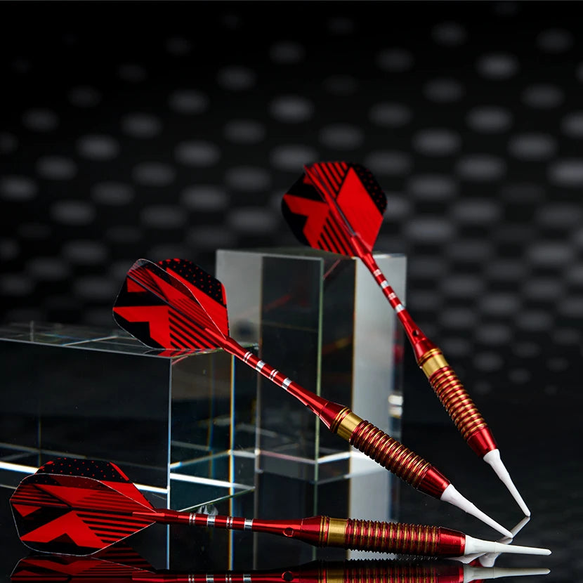 3 pcs 18g electroplated red copper darts soft-head dart box set