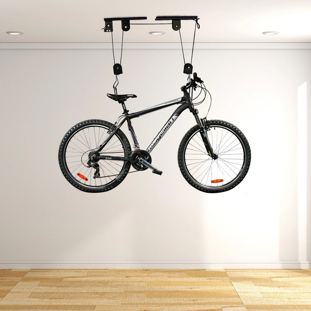 Bike Hoist for Garage Ceiling Mount - Pulley System