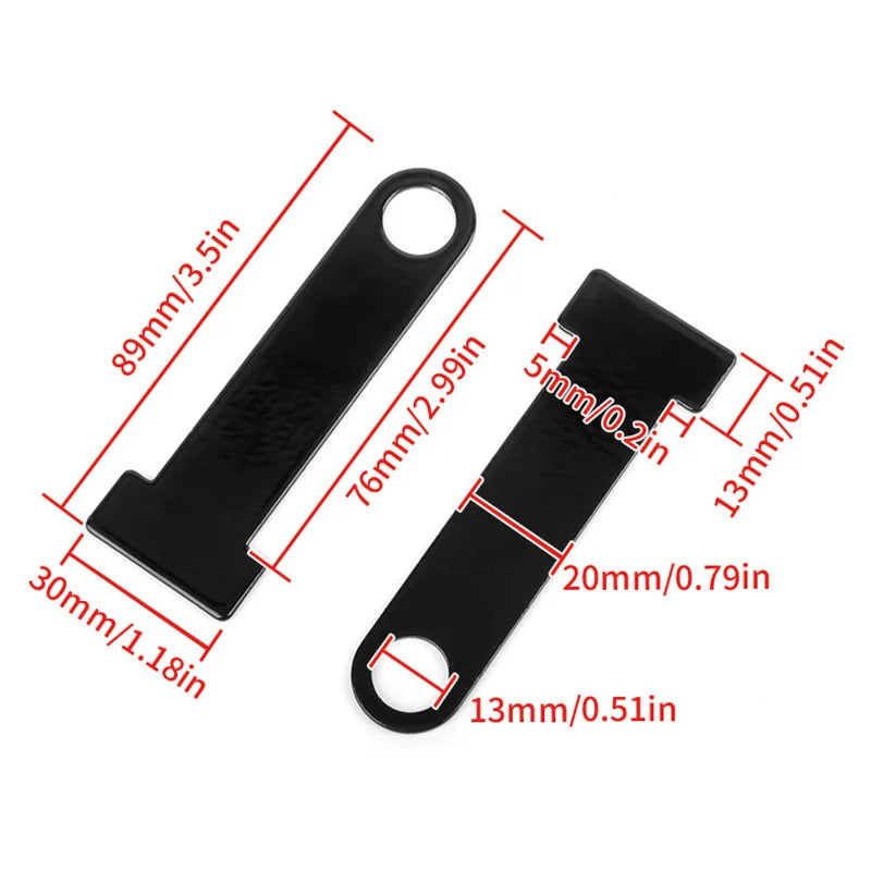1Pair Motorcycle Helmet Lock - Buckle Anti-theft Quick Release