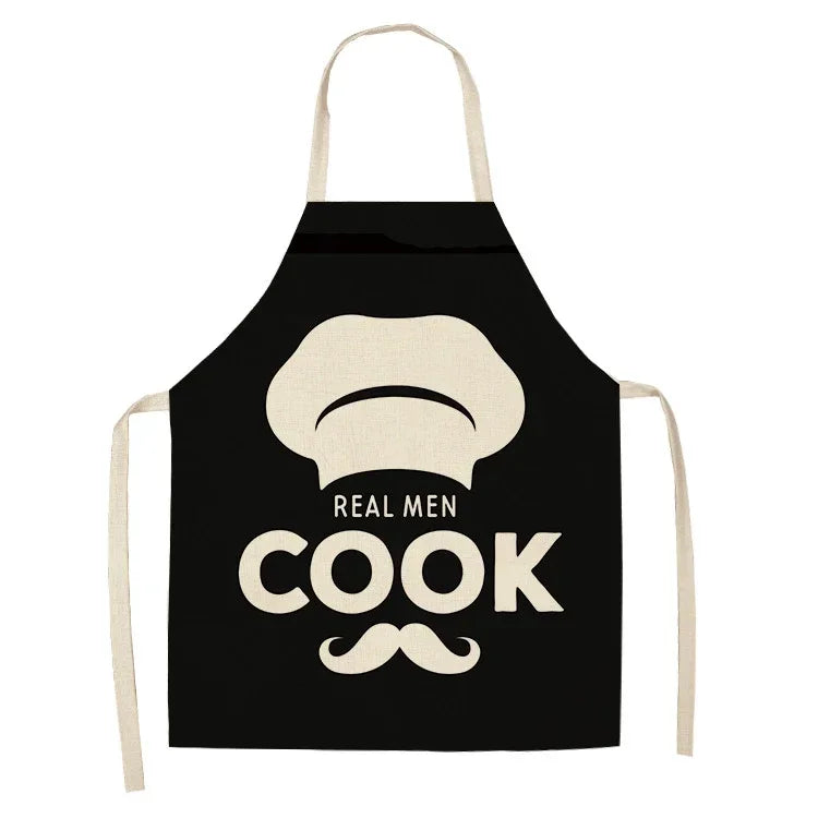 Kitchen Aprons for Women Cotton Linen Bibs