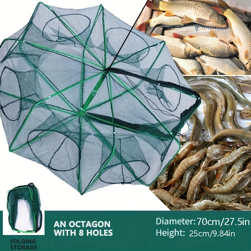 Foldable Fishing Trap Cage - High Quality