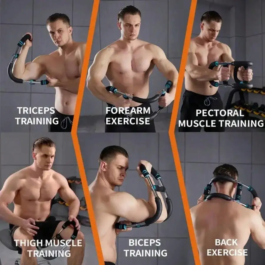 Adjustable Shaker Twister Arm Trainer for Chest & Forearm Workout Equipment, Home Fitness Strengthener for Arm Exercise