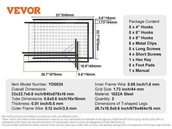 Wall Panels Tower Wire Display Racks Double Side