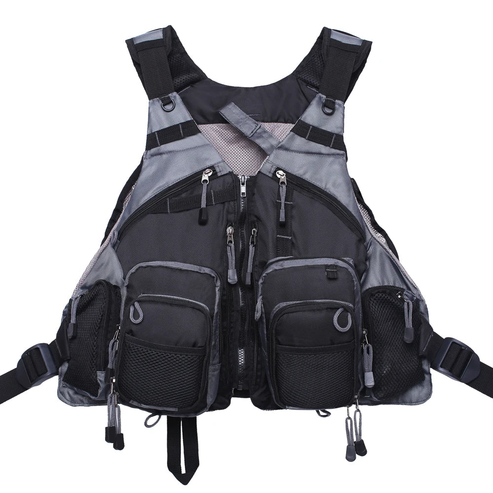 Fly Fishing Vest for Men Women with Multi-Pockets