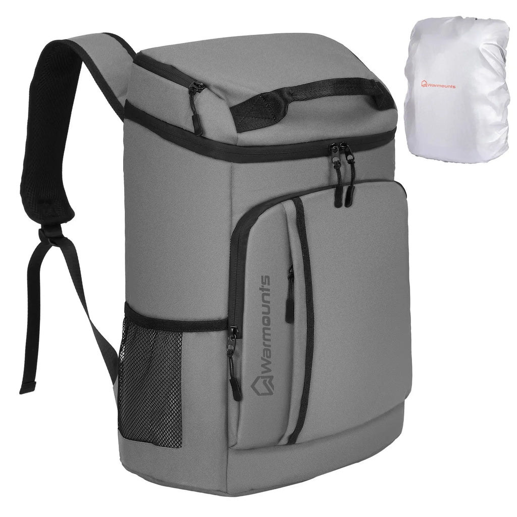 Backpack Cooler Insulated 35 Cans w/ Insulating Cover - 2 Compartment for Camping - Hiking