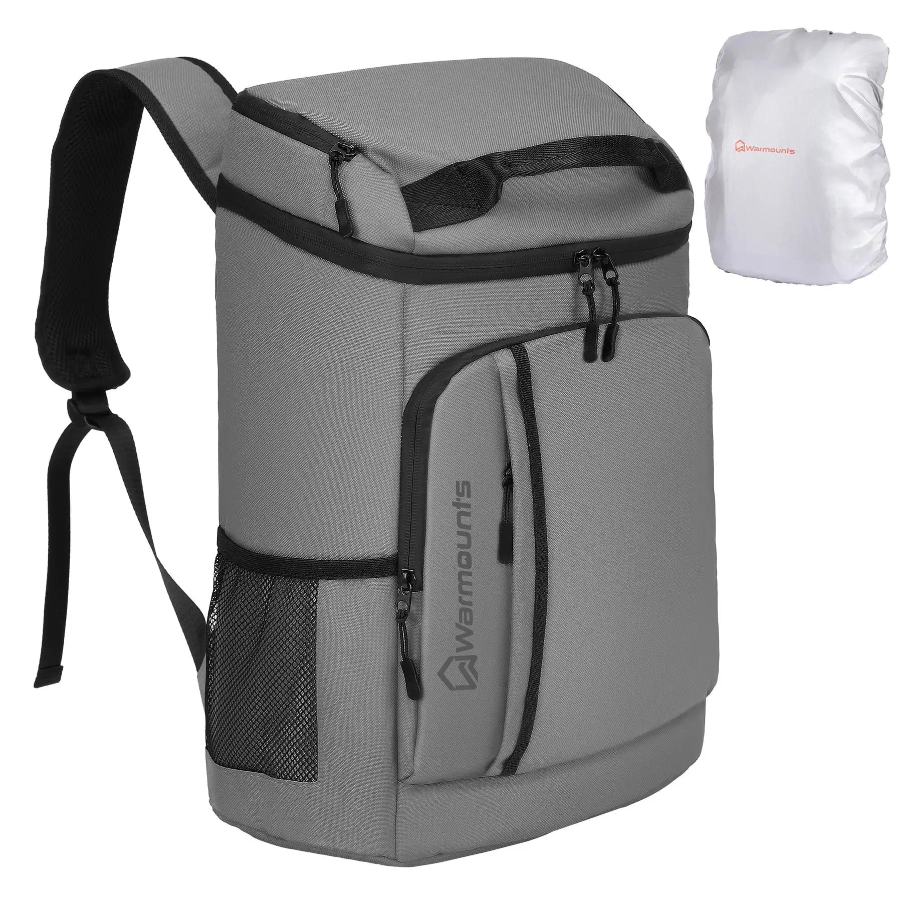 Backpack Cooler Insulated 35 Cans w/ Insulating Cover - 2 Compartment for Camping - Hiking