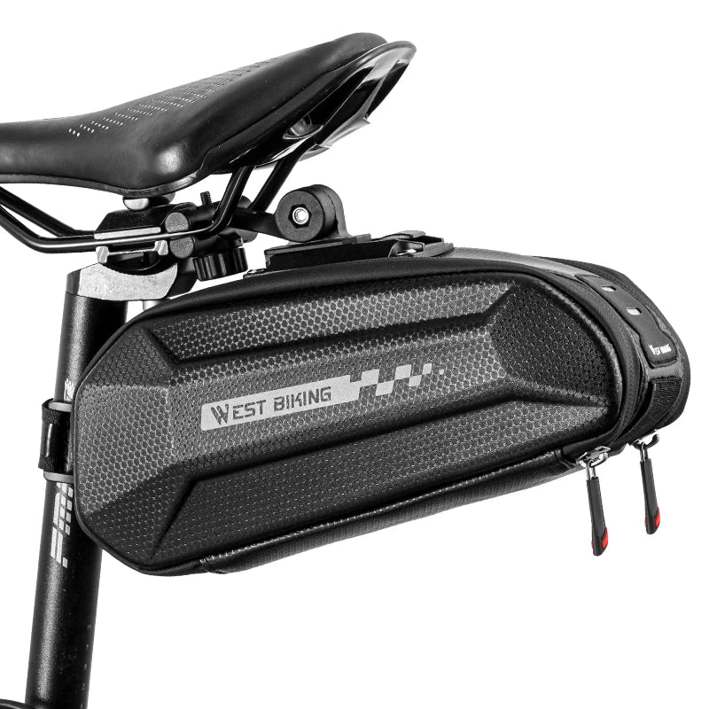 Bicycle Saddle Bag Waterproof Hard Shell