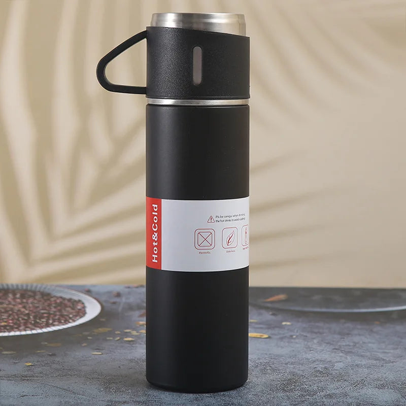500ML Stainless Steel Thermos Vacuum Flask Gift Set