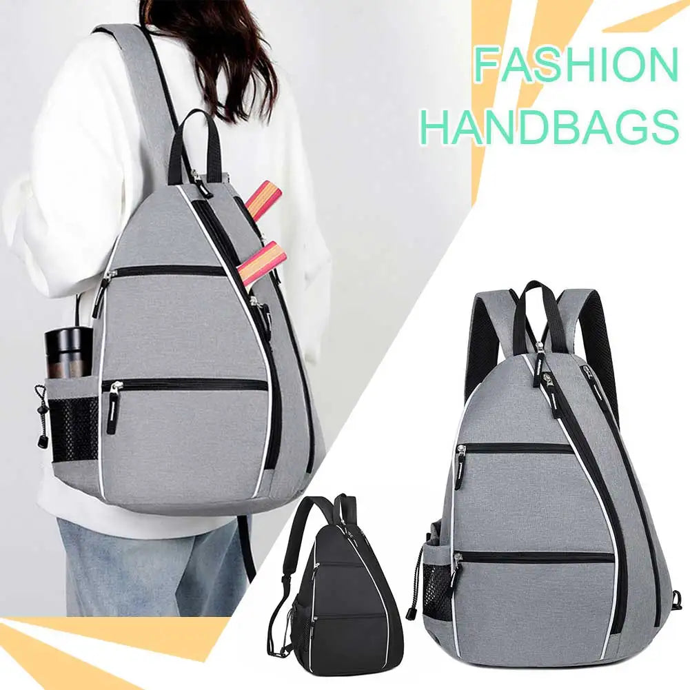 Pickleball Bag Racketball Sling Bag Adjustable Sports Bag