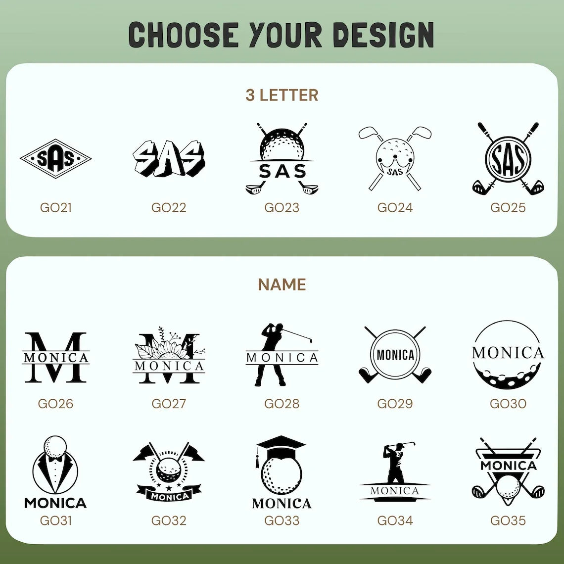 Custom Golf Ball Stamp