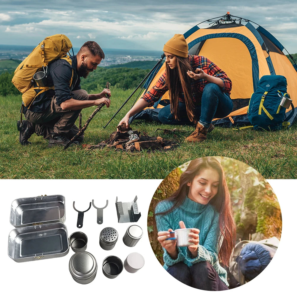 Camping Cups Set Reusable Stainless Steel Collectible