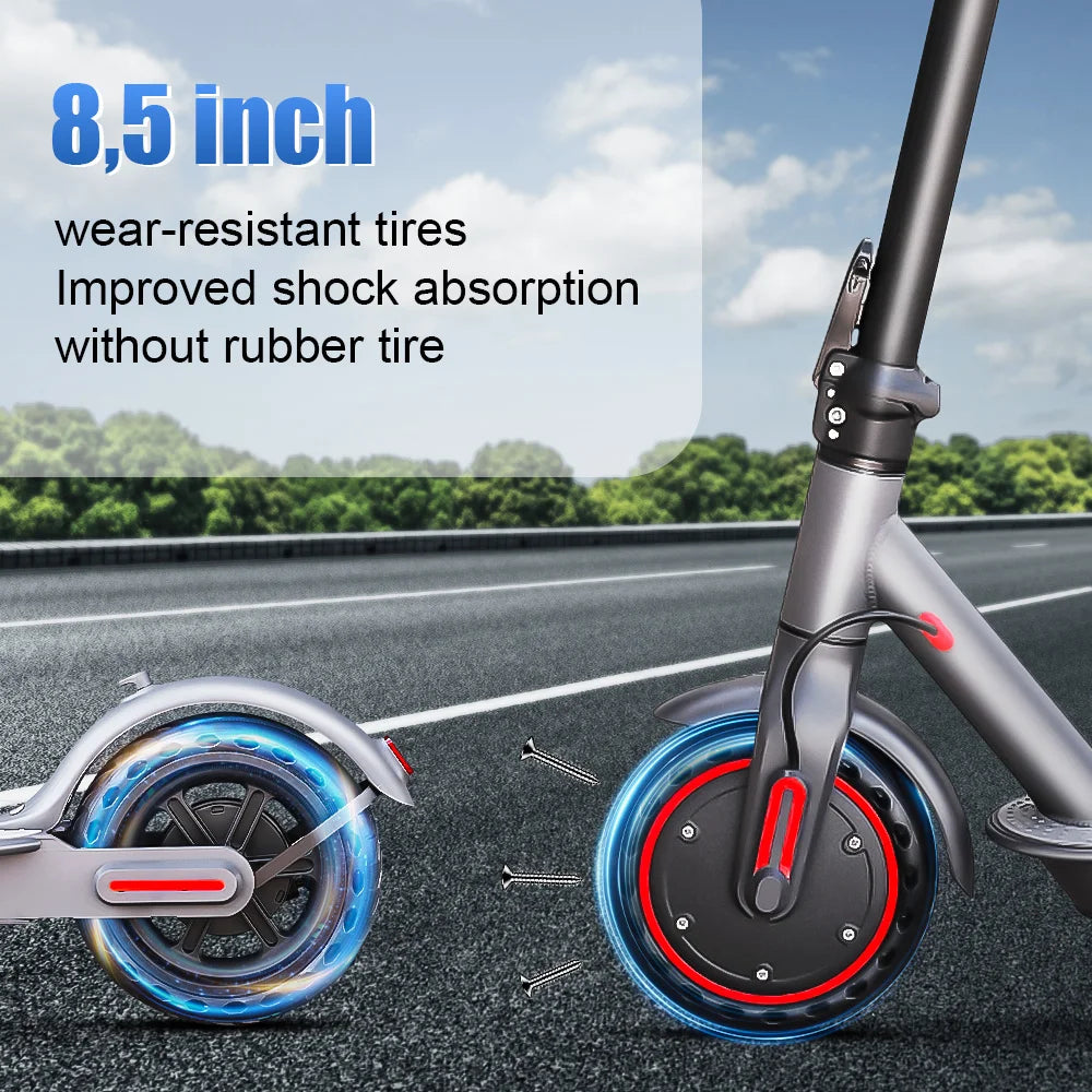 Electric Scooter Foldable 36V Powerful Motor 19mph 22Miles Long Range 8.5Inch
