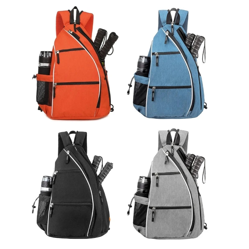 Pickleball Bag / Backpack for Man and Women Pickleball Backpack Adjustable Crossbody Sling Bag Tennis Bag Pickleball Paddle Bag