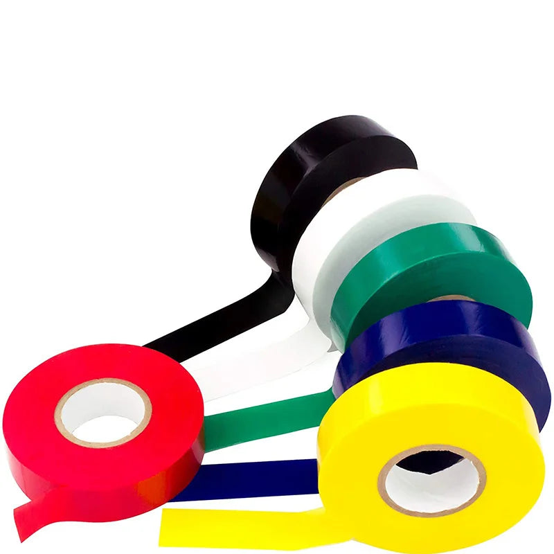 20ft Weather-Resistant Colored Electrical Tape.Color Your Electric Wiring Safely with Indoor/Outdoor PVC Vinyl,UL Listed to 600V