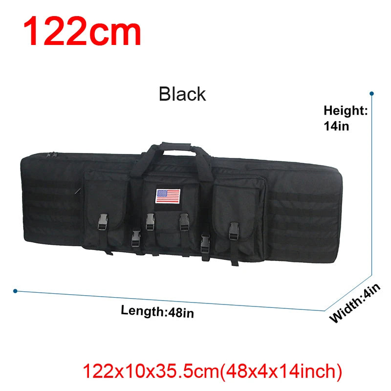 ARMY 32 38 42 48 inch Tactical Double Rifle Case