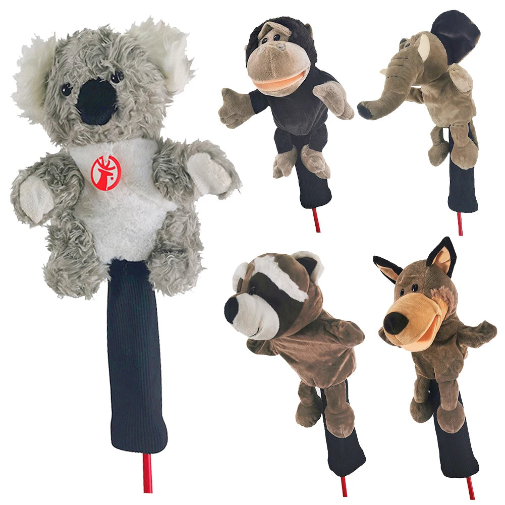 All Kinds of Animal Golf Club Driver Head Covers Suitable for Men's and Women's Golf Driver Club Mascot Novelty Cute Gift