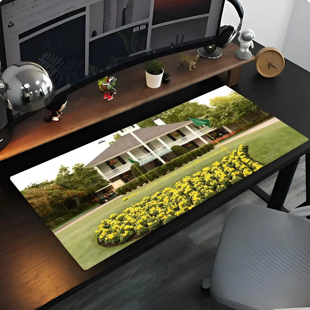 Augusta National Golf Course Mouse Pad Anime game mause pads cs lol XXL Home HD Computer Desk Mats Carpet Gamer Office Laptop So