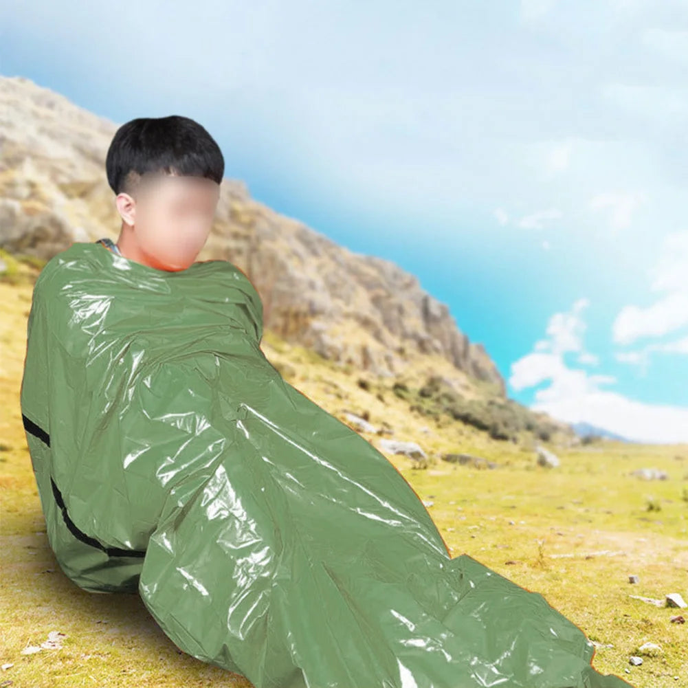 1-6pcs Emergency Mylar Thermal Blanket - Sleeping Bag