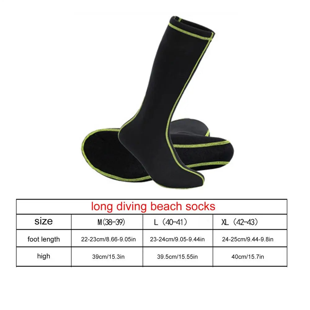 Neoprene Water Socks Non-Slip Knee Length