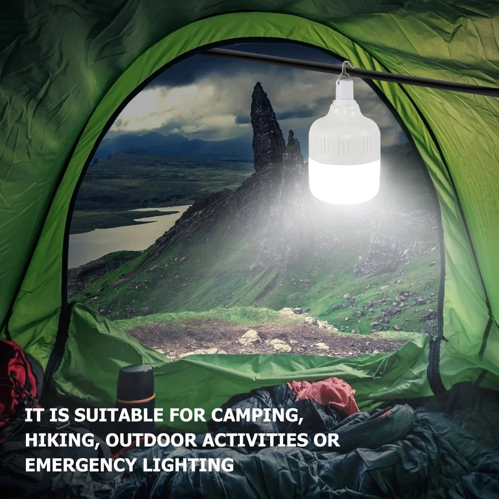 Portable Lantern Bulb Camping Light USB Rechargeable LED Bulb