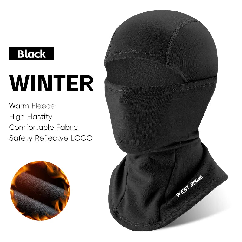 Winter Face Mask Fleece Thermal Keep Warm Windproof