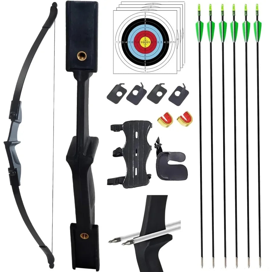 Archery Bow and Arrow Set for Adult - 20lbs Left and Right Handed