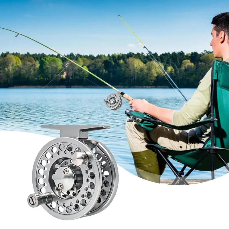 Fly Fishing Reel With Aluminum Alloy Reel For Lake Stream - Saltwater Fishing