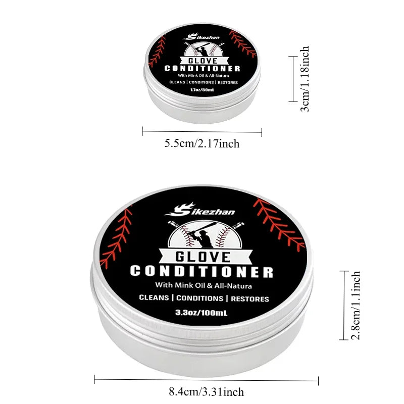 Professional Leather Conditioner for Baseball - Softball Gloves and All Leather Sports Equipment