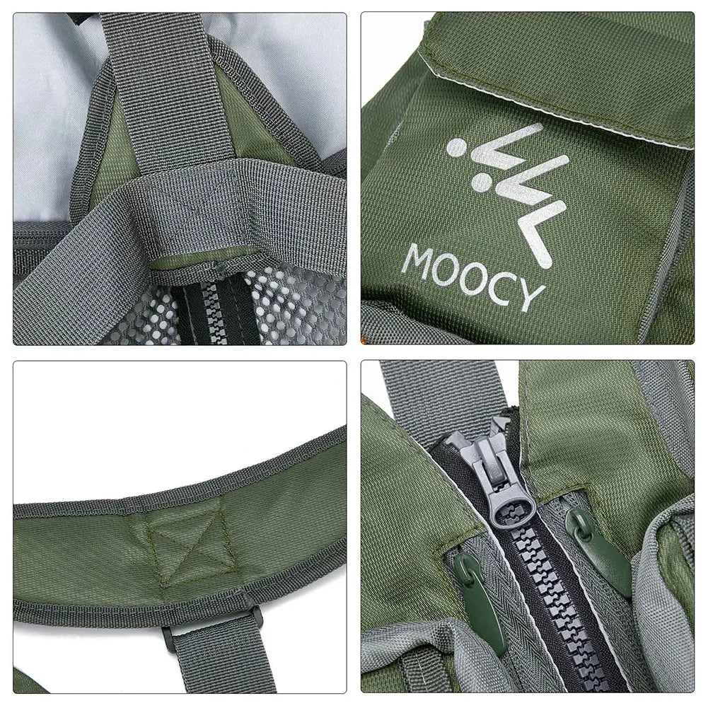 Fishing Vest Breathable Vest with Zipper Pockets
