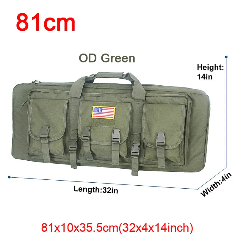 ARMY 32 38 42 48 inch Tactical Double Rifle Case