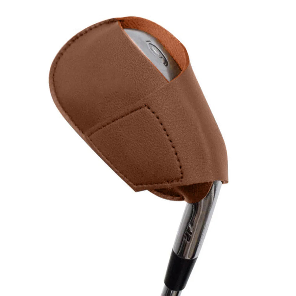 Portable Lightweight Golf Head Leather Covers