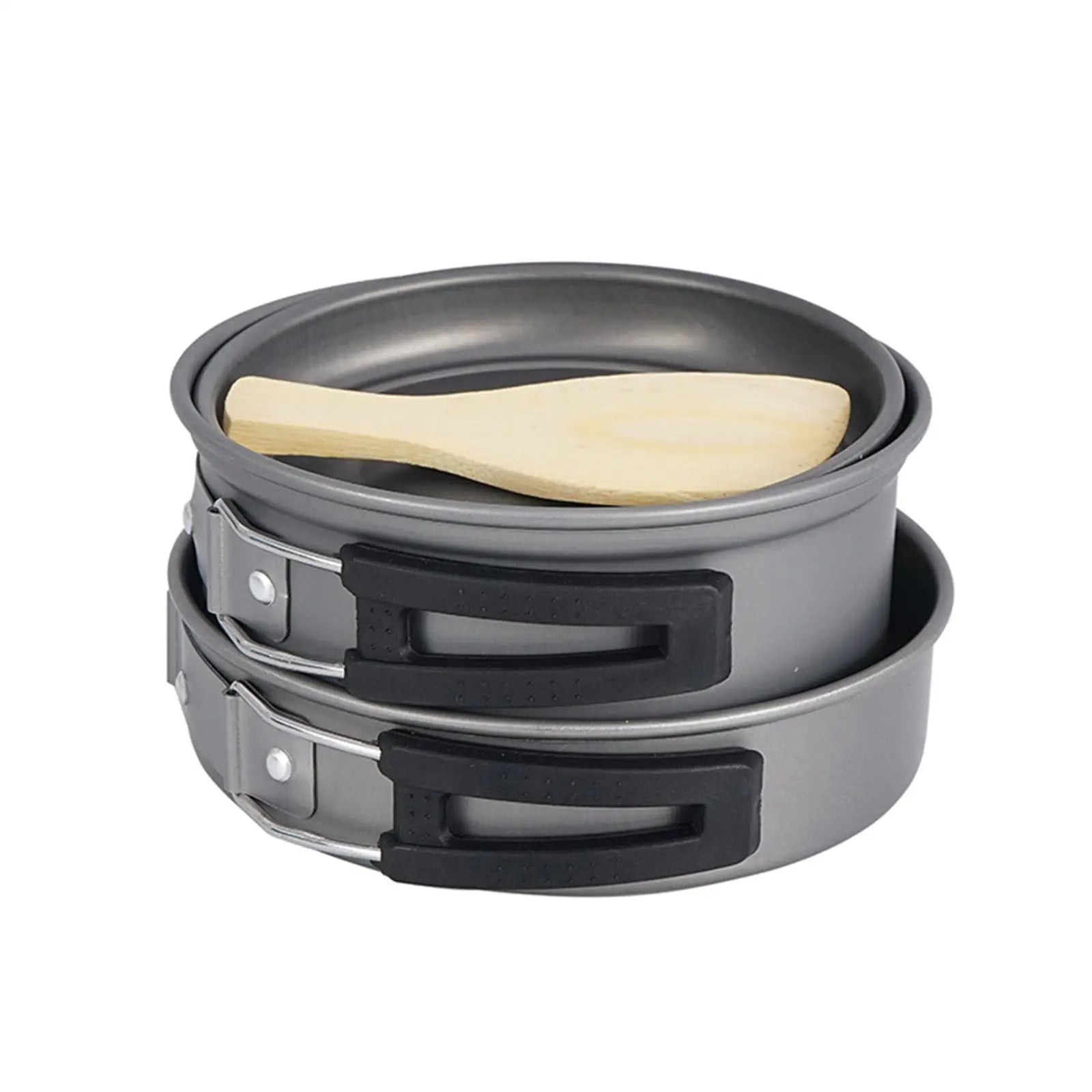 Camping Cookware Mess Kit Soup Pot Accessories Space Save Portable Lightweight