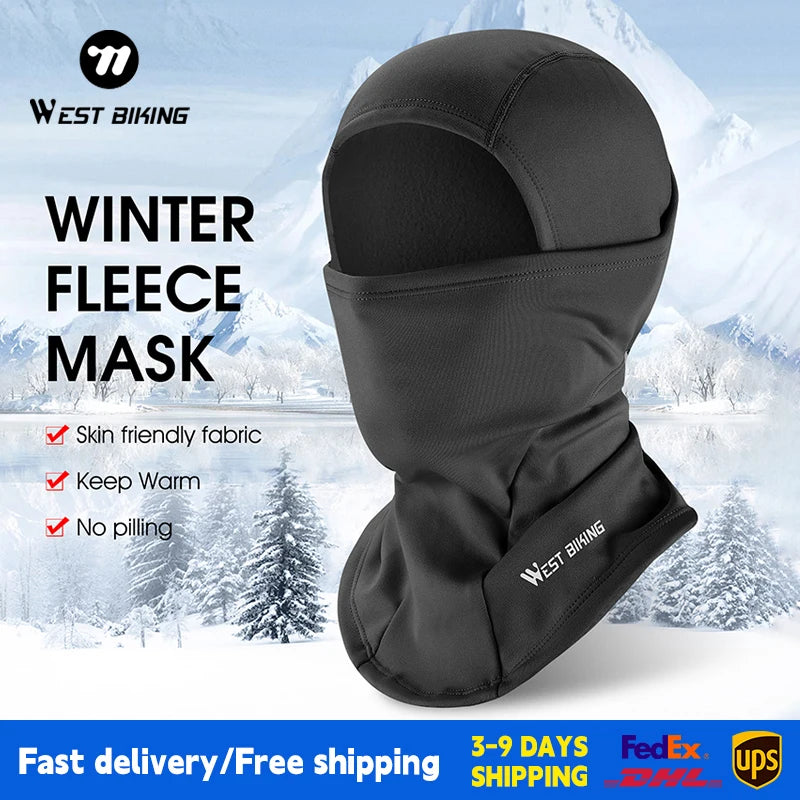 Winter Face Mask Fleece Thermal Keep Warm Windproof